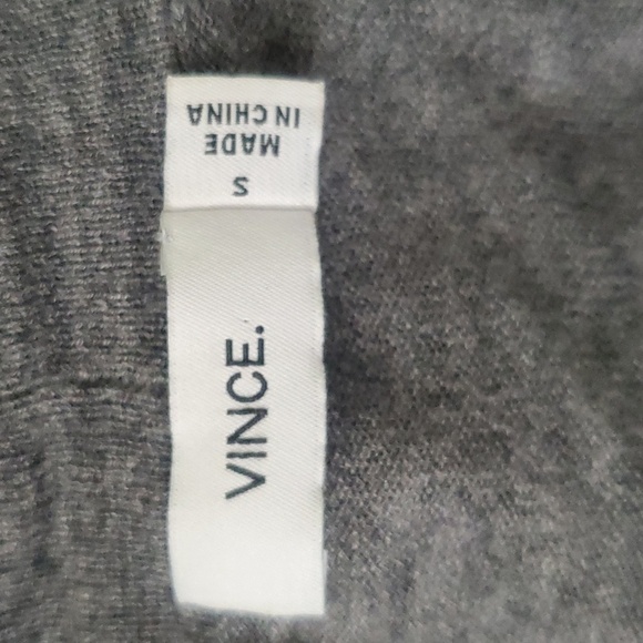 Vince Merino Wool Blend Waterfall Cardigan Gray Size S - Picture 9 of 12